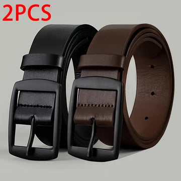 The Blacksmith Belt – High-Quality Leather with Matte Metal Pin Buckle