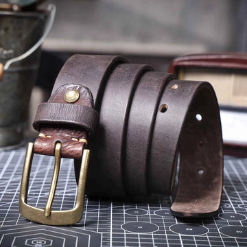 Leather Belt, Lasting Quality: A Genuine Leather Belt That Outworks Fast Fashion