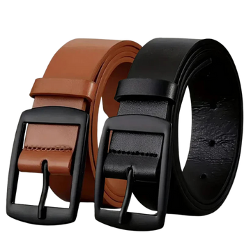 The Blacksmith Belt – High-Quality Leather with Matte Metal Pin Buckle