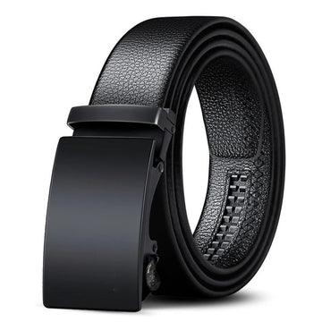 The Midtown – Adjustable PU Leather Belt with Alloy Square Buckle