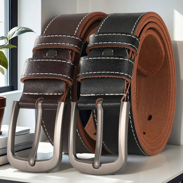 The Rambler - Retro Mens Leather Belt | Leather Belt for Men