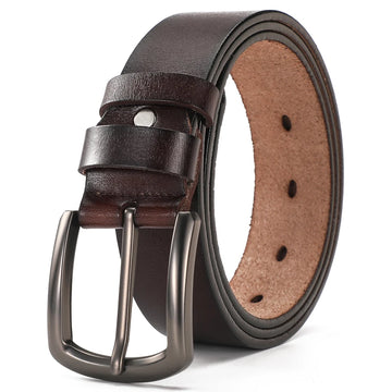The Halston - Mens Leather Belt | Durable Leather Belt for Men